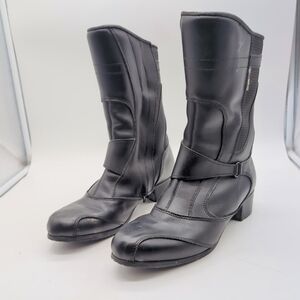Diadora Veratex Women's Black Leather Boots Euro 40 Sz 9.5